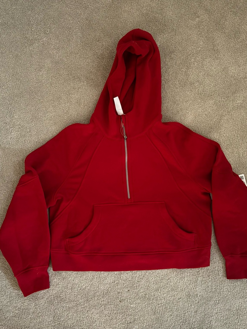 Lululemon Scuba Oversized Half-Zip Hoodie NWT M/L college crimson